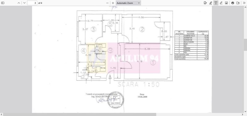 Vanzare apartament de 3 camere in zona Unirii-Goga